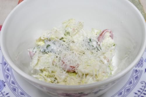 Římský salát s bílou zálivkou – Snadné recept z Miš - Maš kuchyně, hotový za Do 30 minut